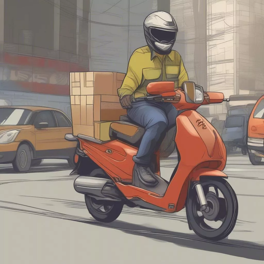 오토바이 화물 운송 관련 교통 법규