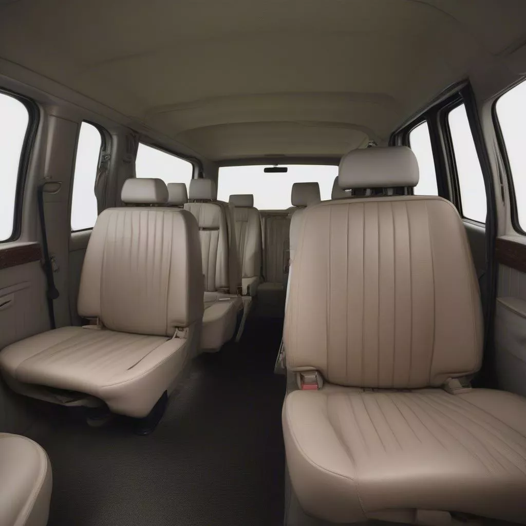 Xe Mercedes 16 chỗ đời 2012 nội thất