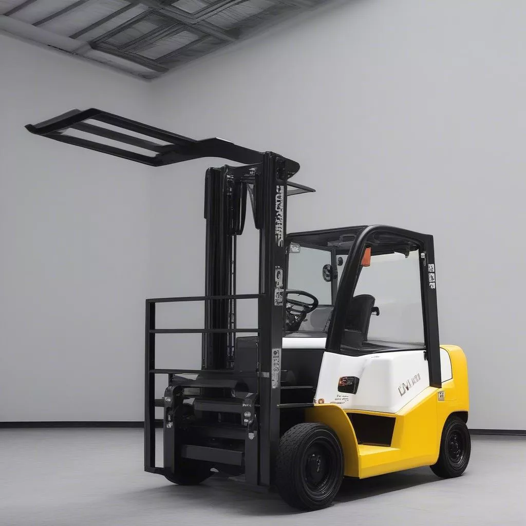 White 2-ton forklift