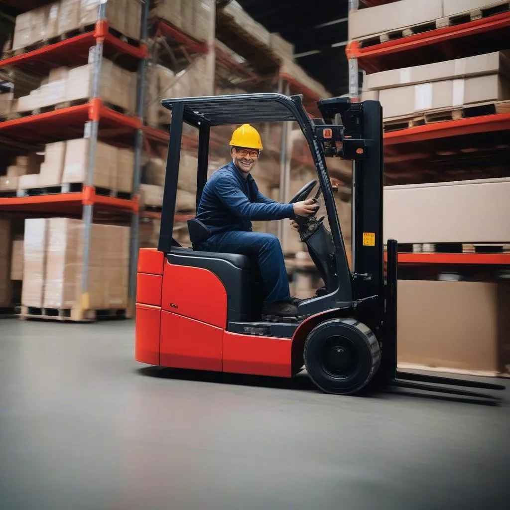 High-end 2.5 ton electric forklift