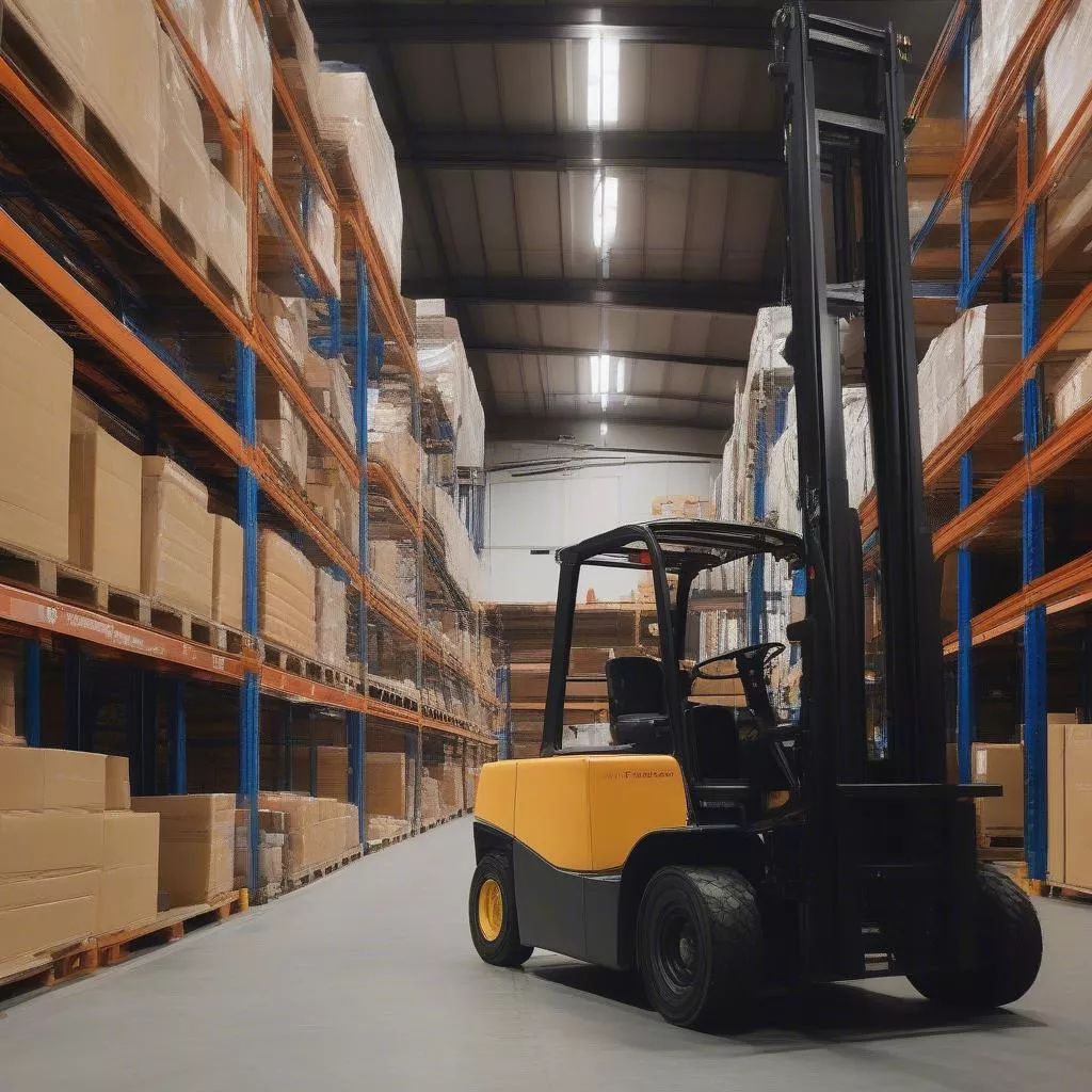 Xe nâng điện Heli 1.5 tấn nâng hàng