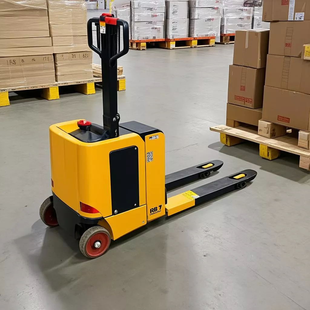 Xe nâng tay 2.5 tấn BF25S Mitstulift cang hẹp: Giải pháp tối ưu cho không gian chật hẹp