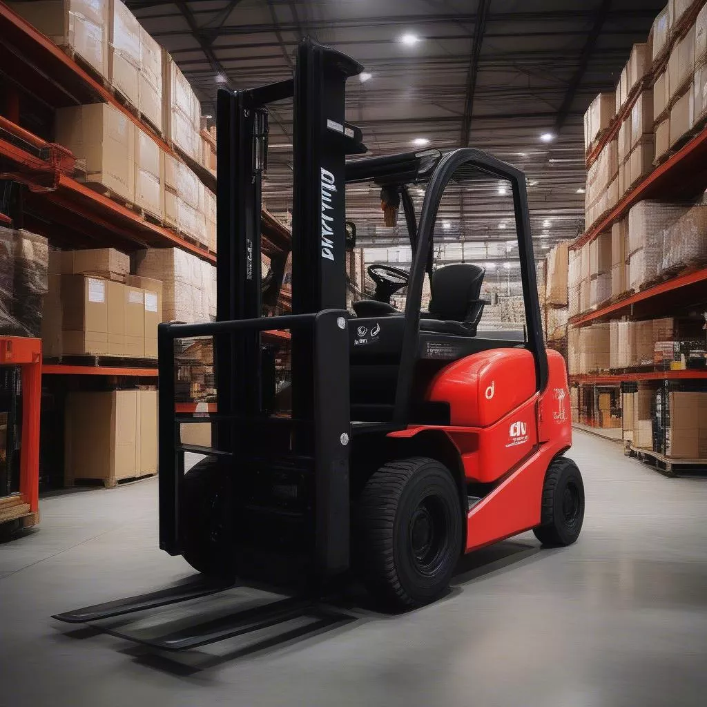 Xe nâng tay cao 3 tấn của các thương hiệu nổi tiếng