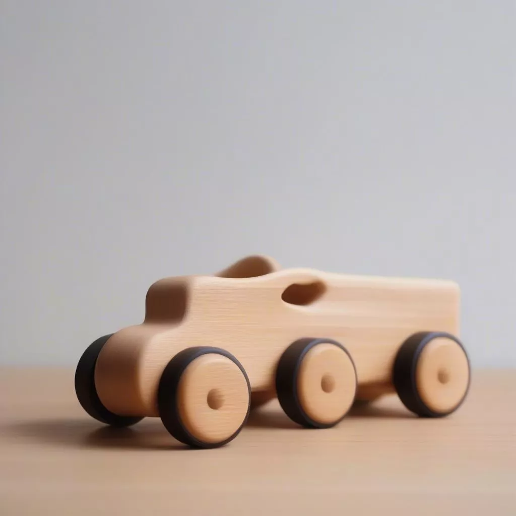 Wooden toy car