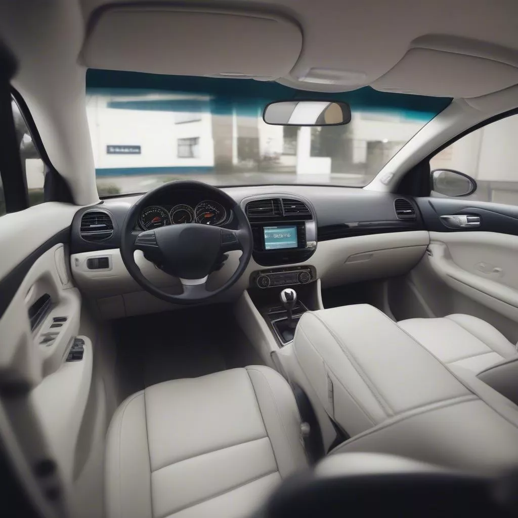 Xe ô tô sạch bóng như mới