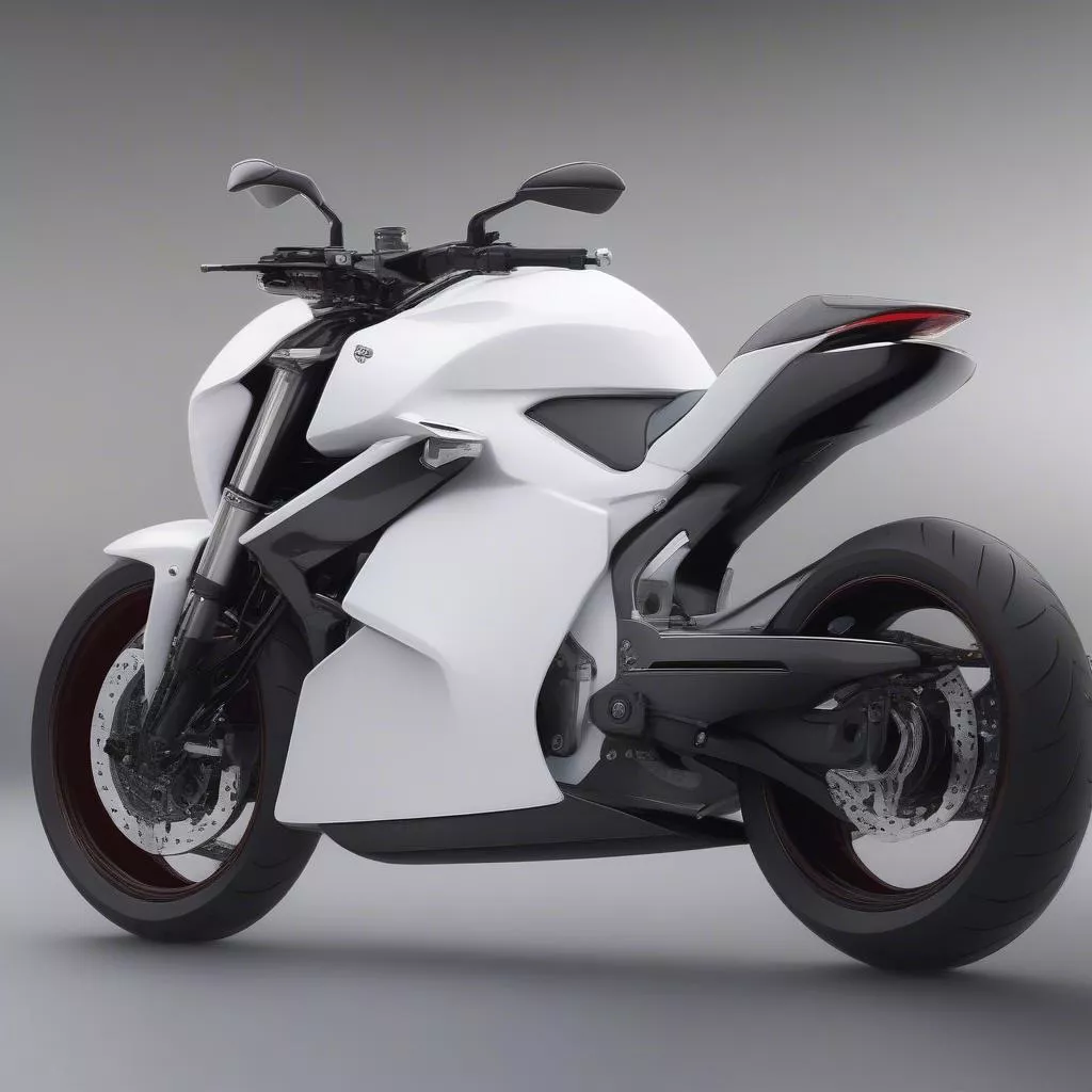 Xe Sh Mode màu trắng