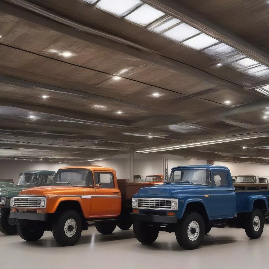 Showroom trưng bày xe tải 1.5 tấn