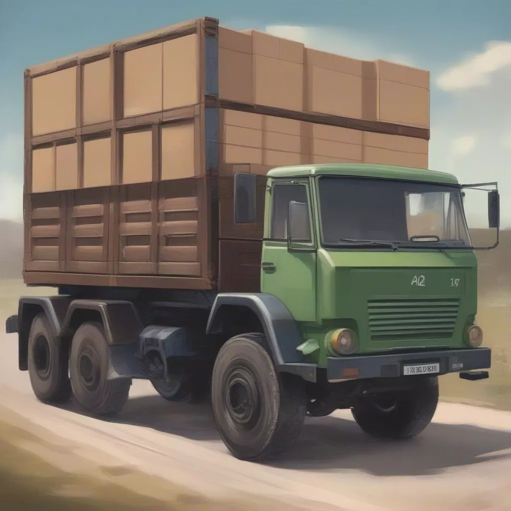 xe tải 2.5 tấn chở hàng hóa