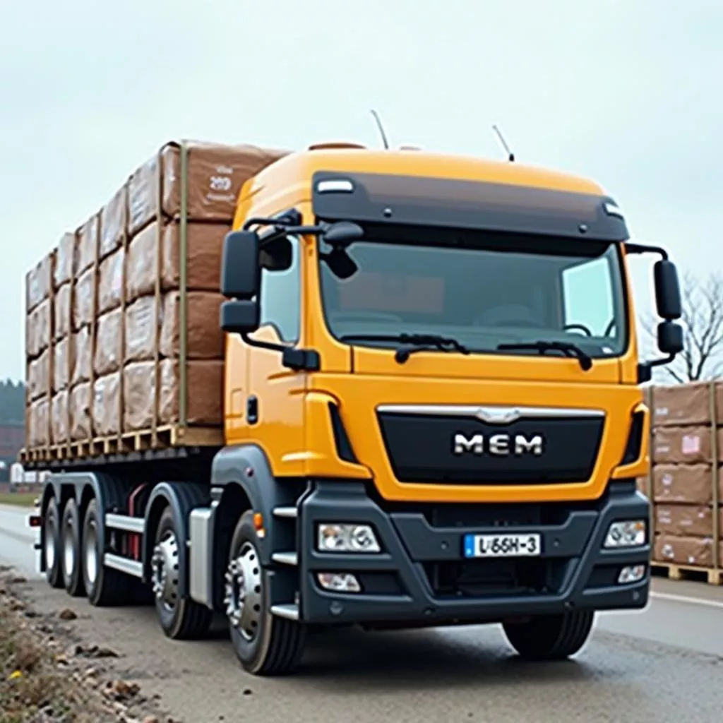 260马力三轴卡车运输货物