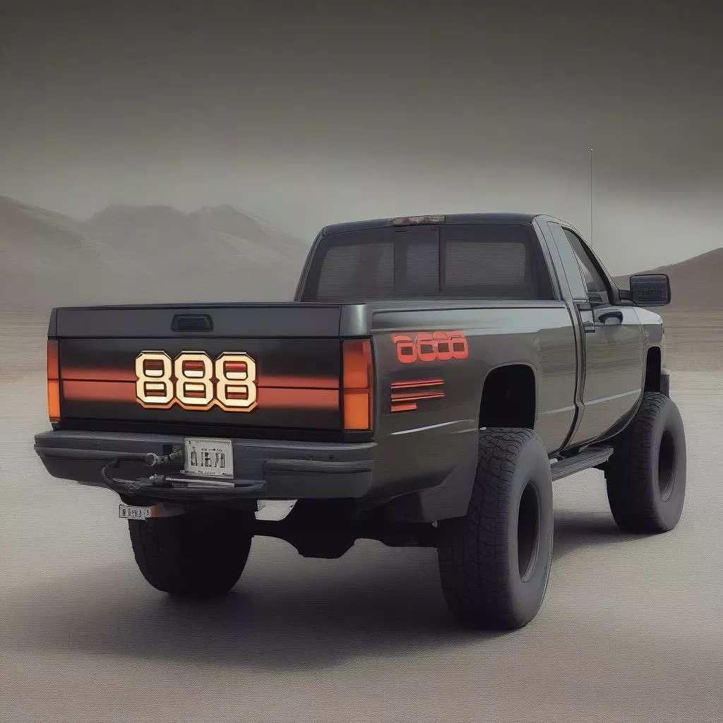 Camião com matrícula 80888