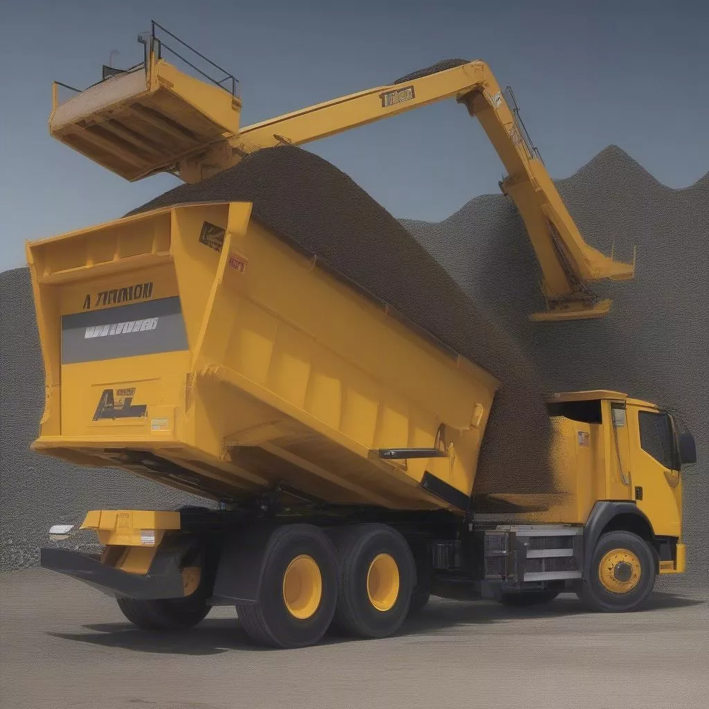 Xe tải ben 1 tấn nâng hạ hàng hóa nhanh chóng, dễ dàng với hệ thống ben thủy lực hiện đại