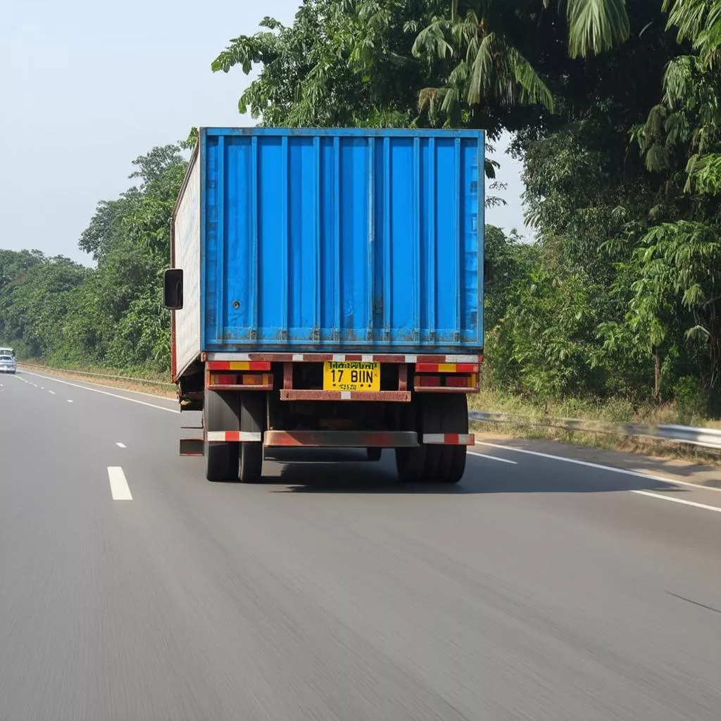 Xe tải biển số 17