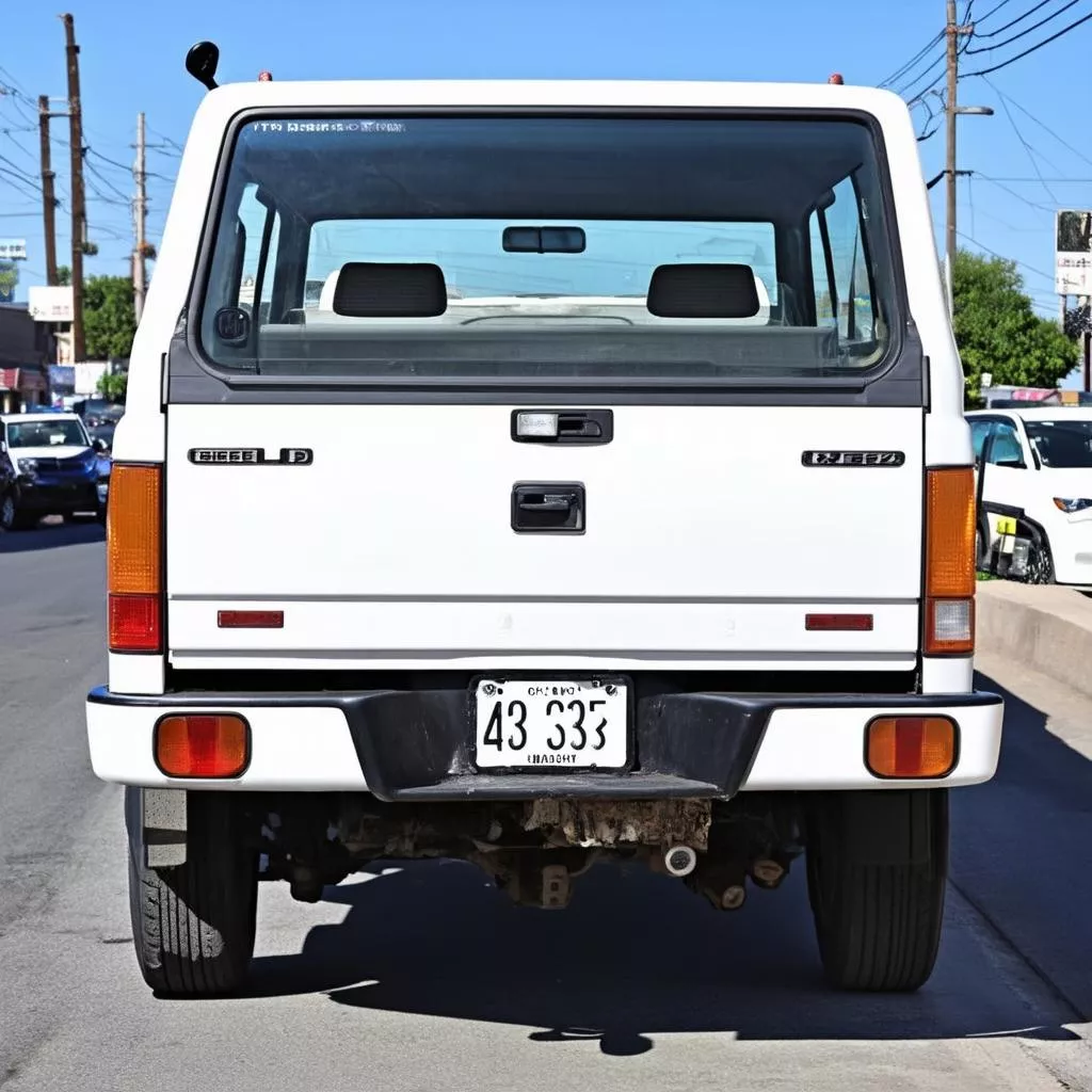 Truck with License Plate 43