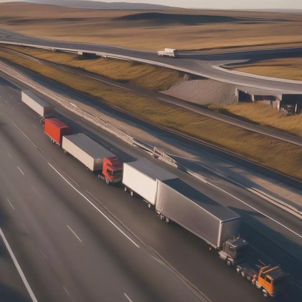 Truck on the Highway