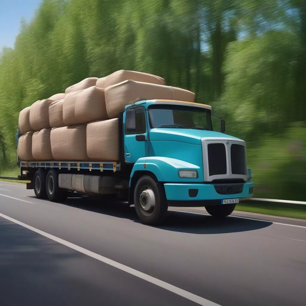 Xe tải chở hàng