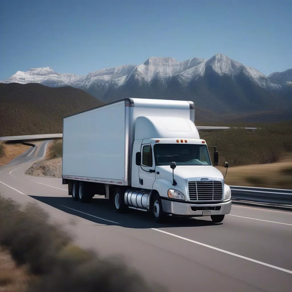 Truck Transporting Goods