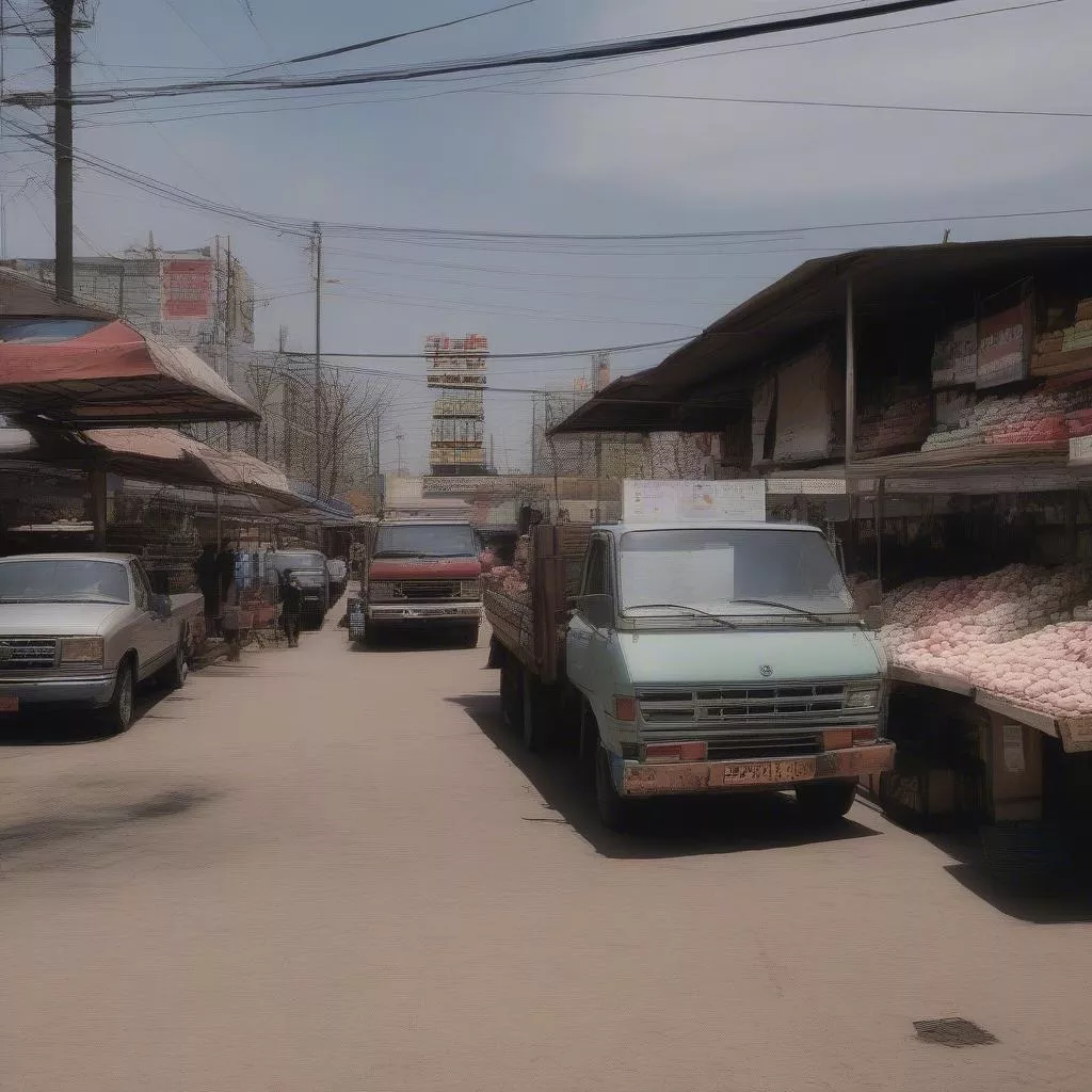 Xe tải cũ ở chợ tốt