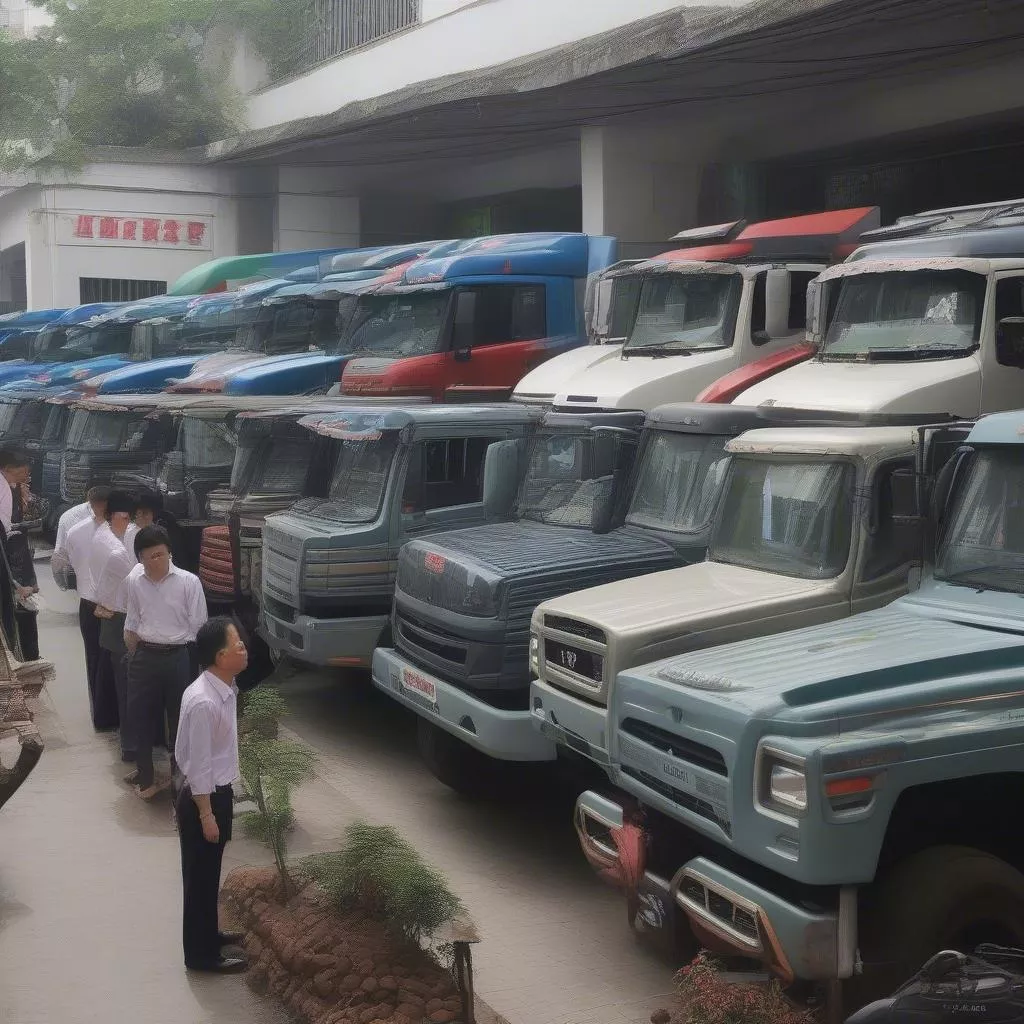 Mua xe tải cũ tại Hà Nội