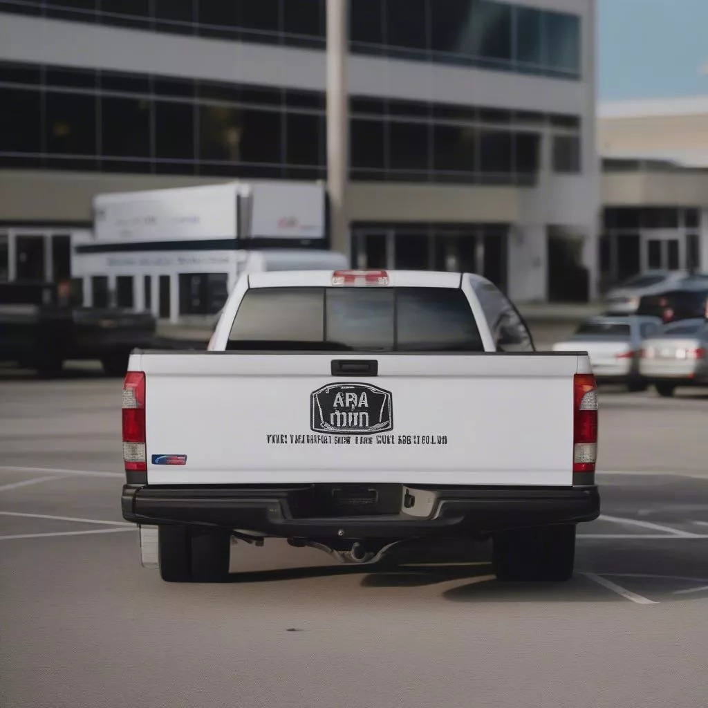 Xe tải dán số điện thoại