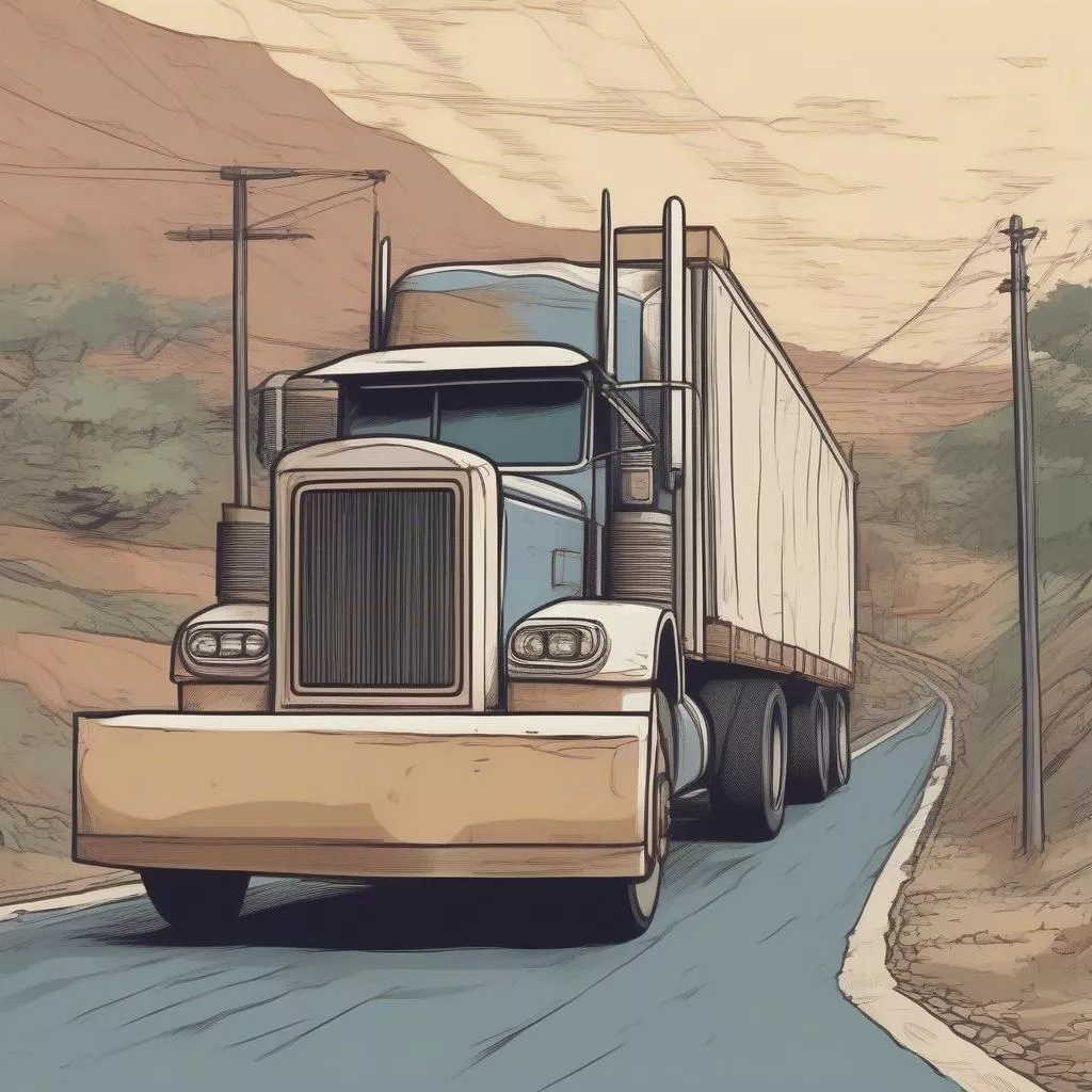 Xe tải đi du lịch