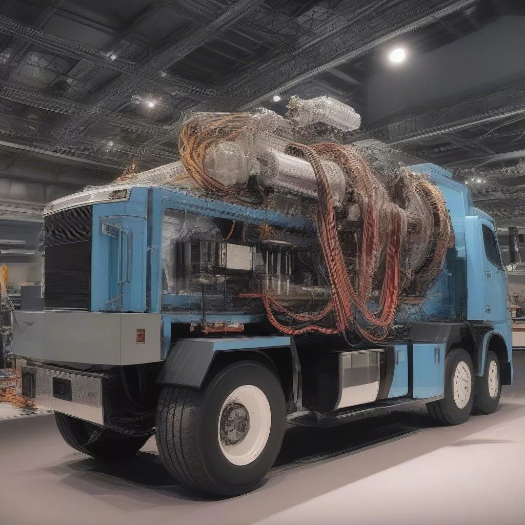 Electric truck motor