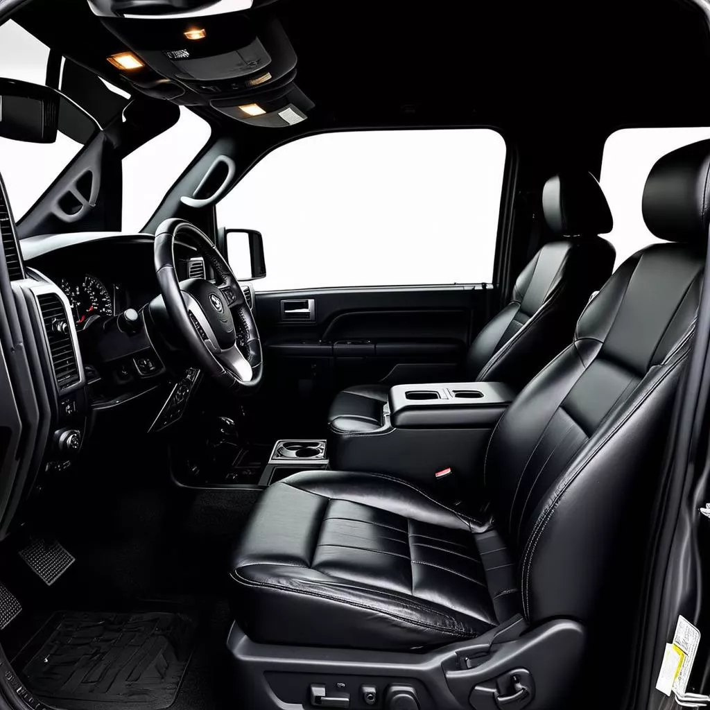 Xe tải độ nội thất