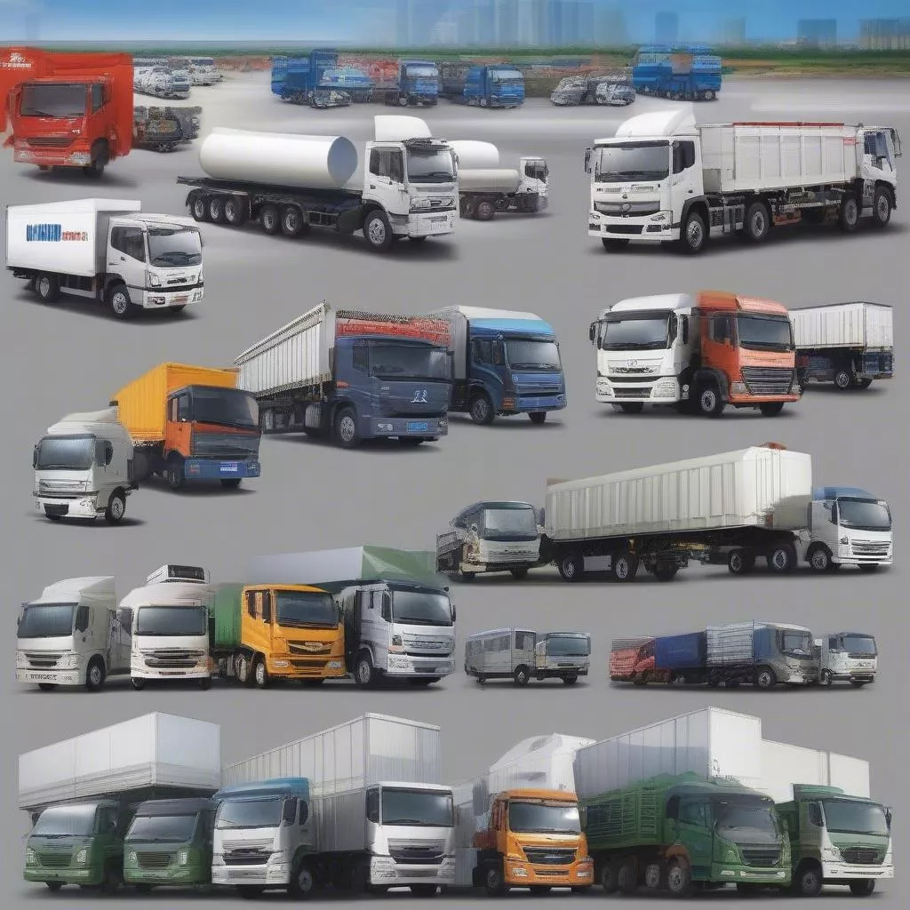 Hình ảnh xe tải chất lượng cao tại Ô tô Dũng Lạc Hà Tĩnh