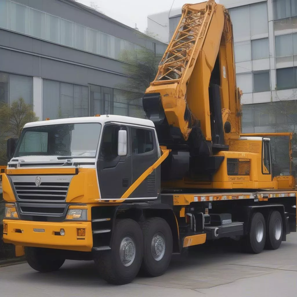 Soosan 15-Ton Crane: The Lifting King for Hanoi Construction