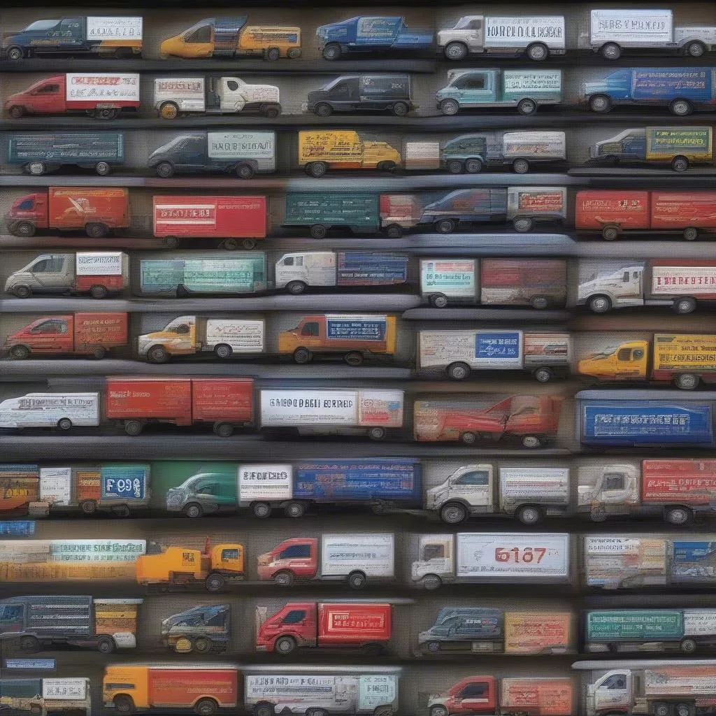 Xe tải giá rẻ với biển số đẹp, thu hút tài lộc và may mắn