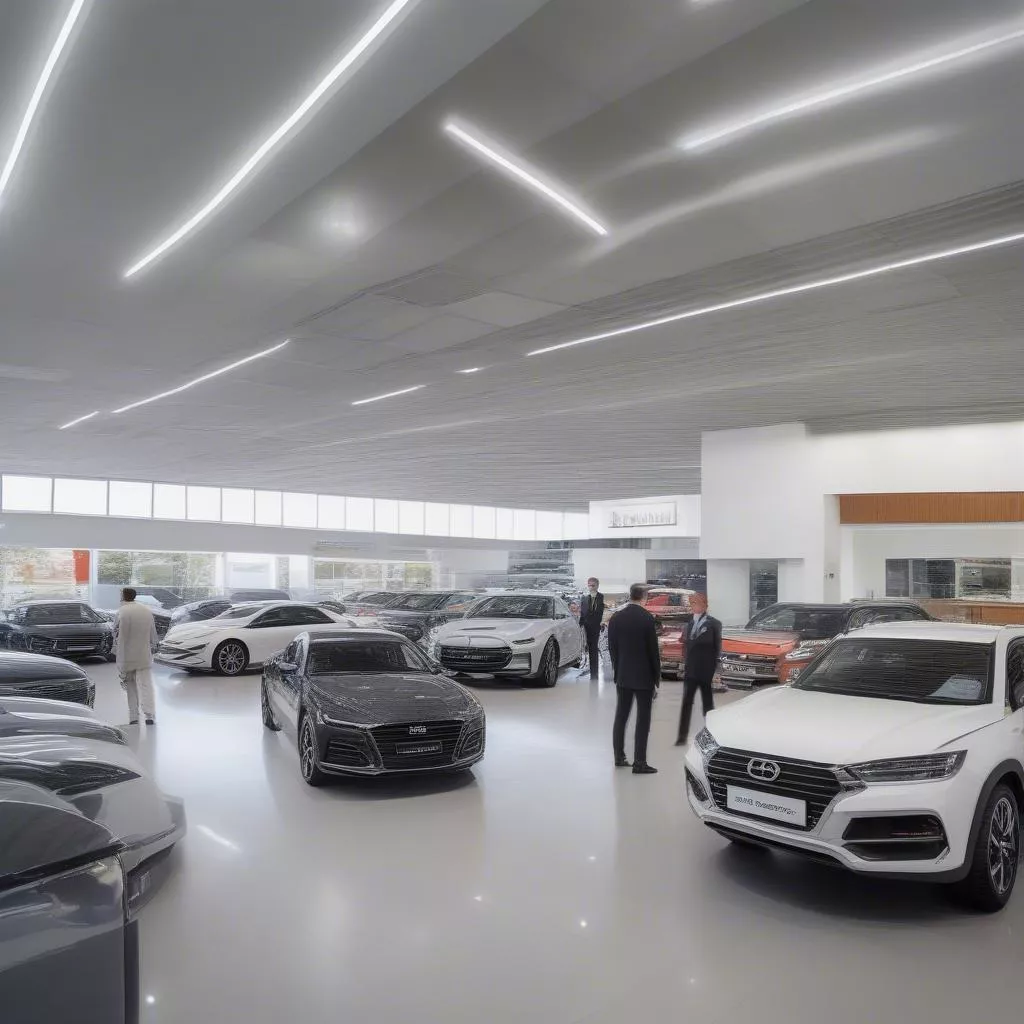 하노이 트럭 전시장