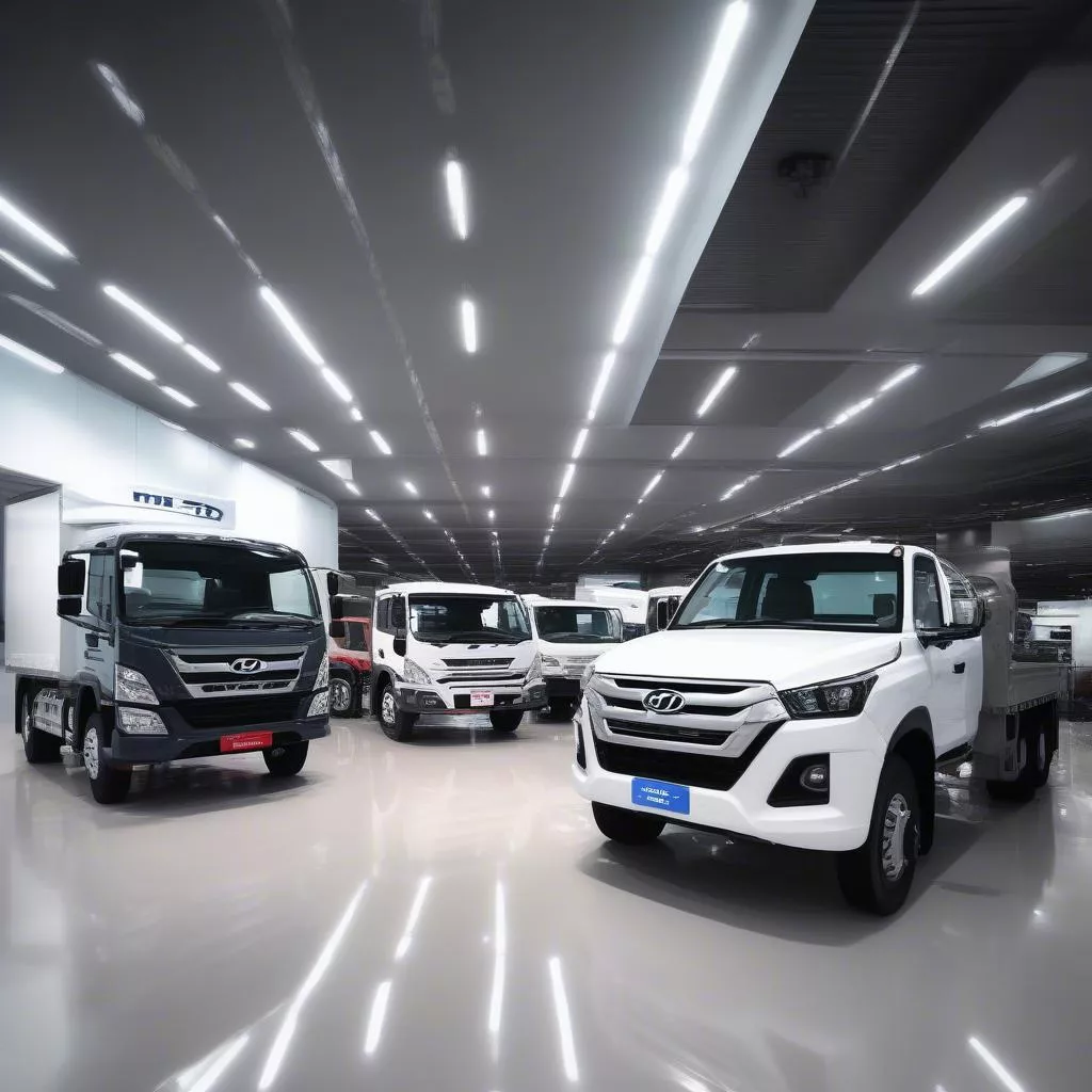 Showroom xe tải Hà Nội uy tín, đa dạng