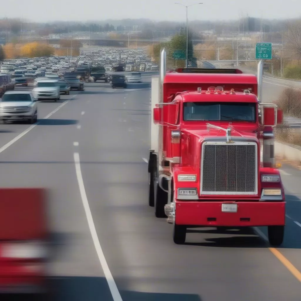 Xe tải hạng nặng biển số 1