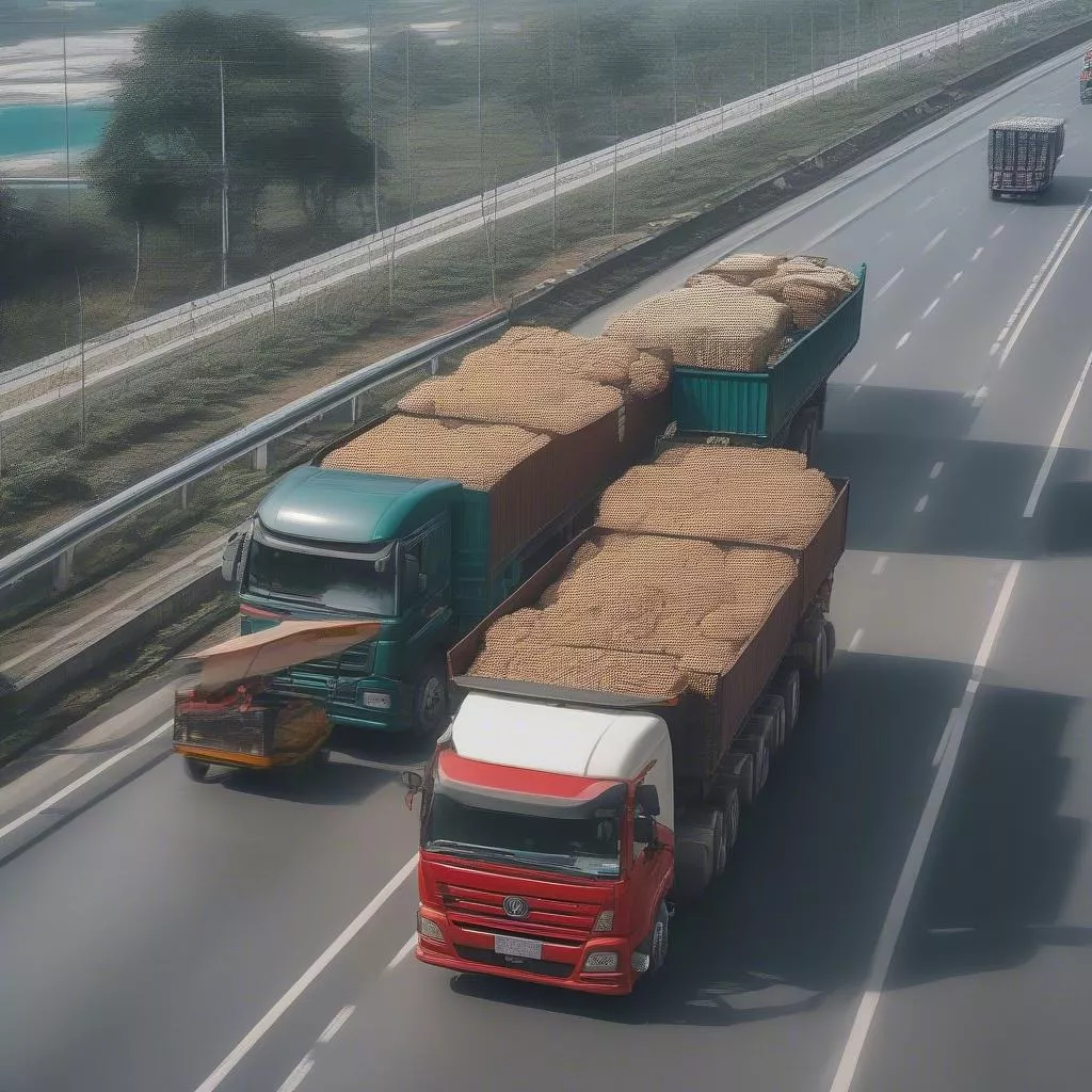 Xe tải hàng nặng