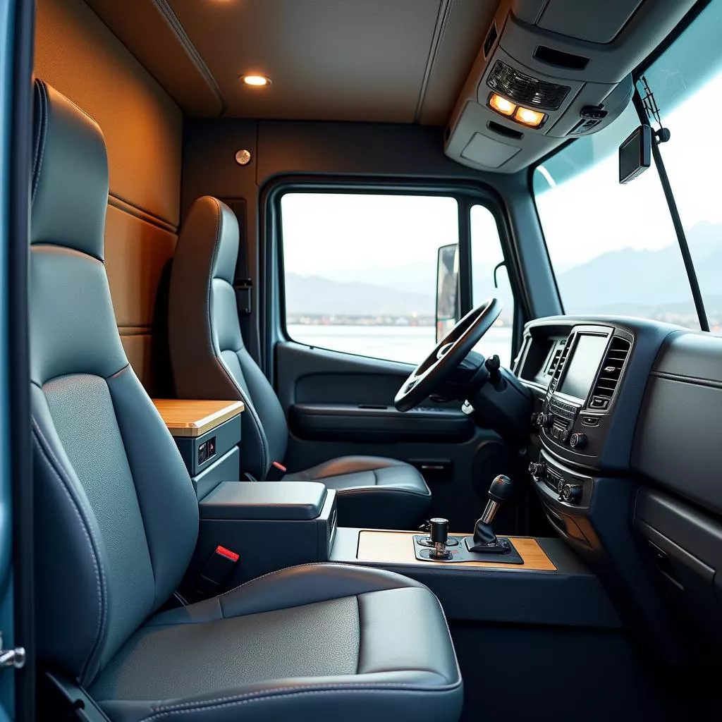 Interior do camião HD72 Đồng Vàng