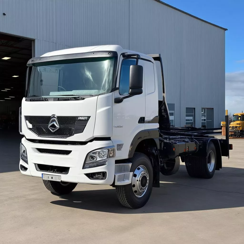 Modern truck in Vietnam