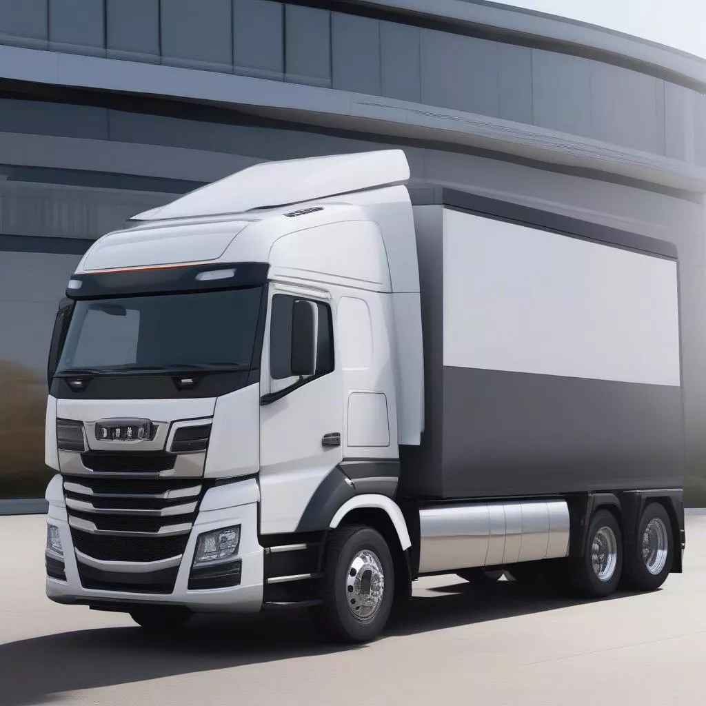 xe tải hiện đại