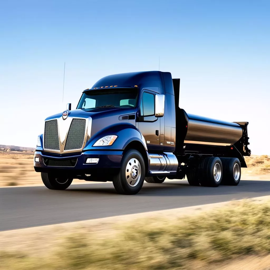 Hình ảnh xe tải hiện đại và mạnh mẽ