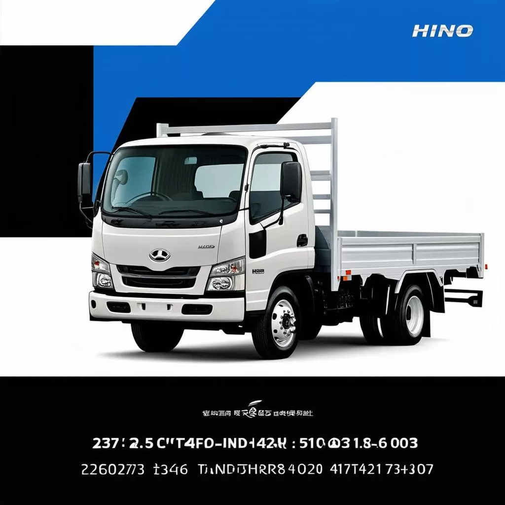 Xe tải Hino 2 tấn rưỡi màu trắng