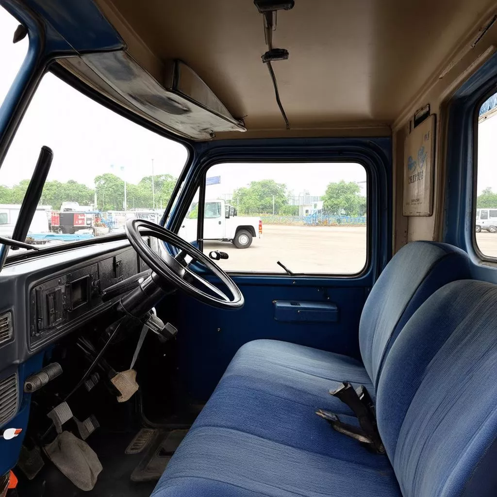 Nội thất xe tải Hoa Mai 3 tấn 48