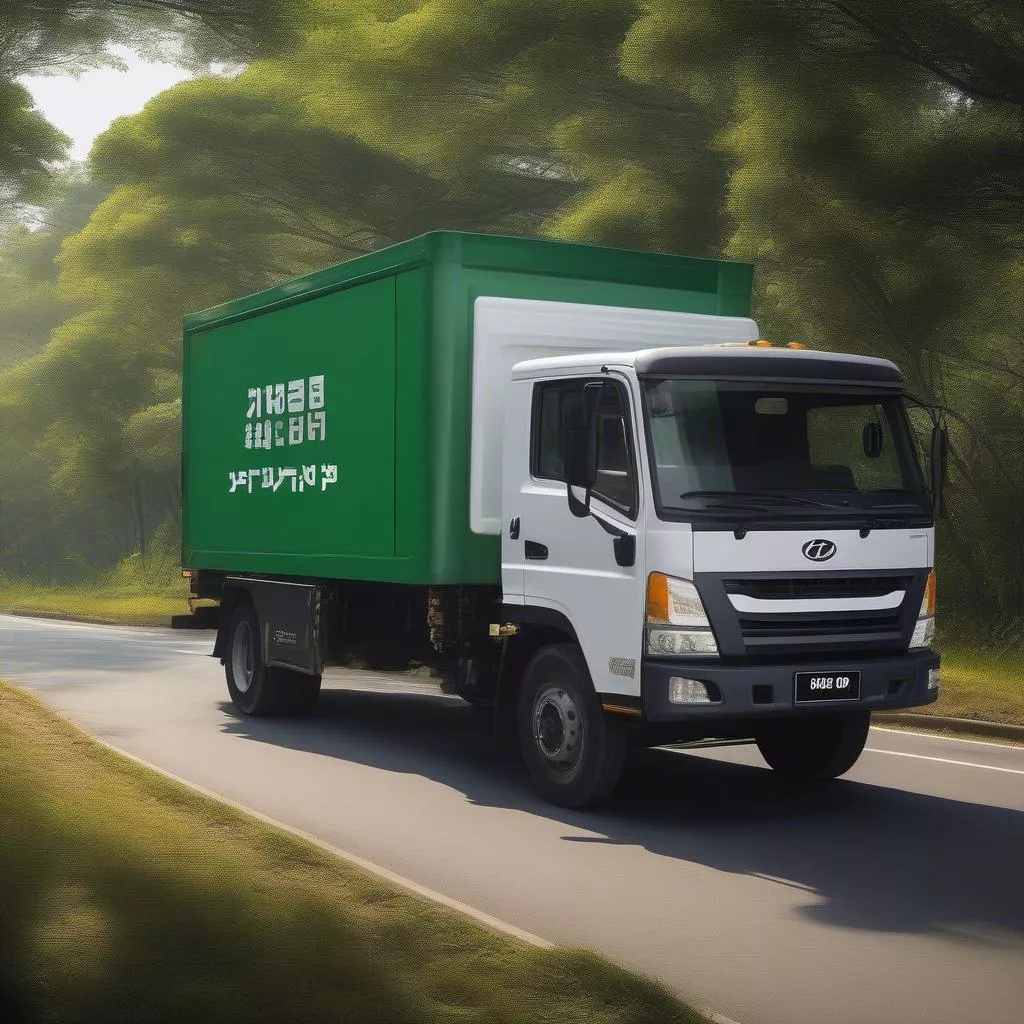 Xe tải Hyundai HD700 với biển số 89 D1 113.50