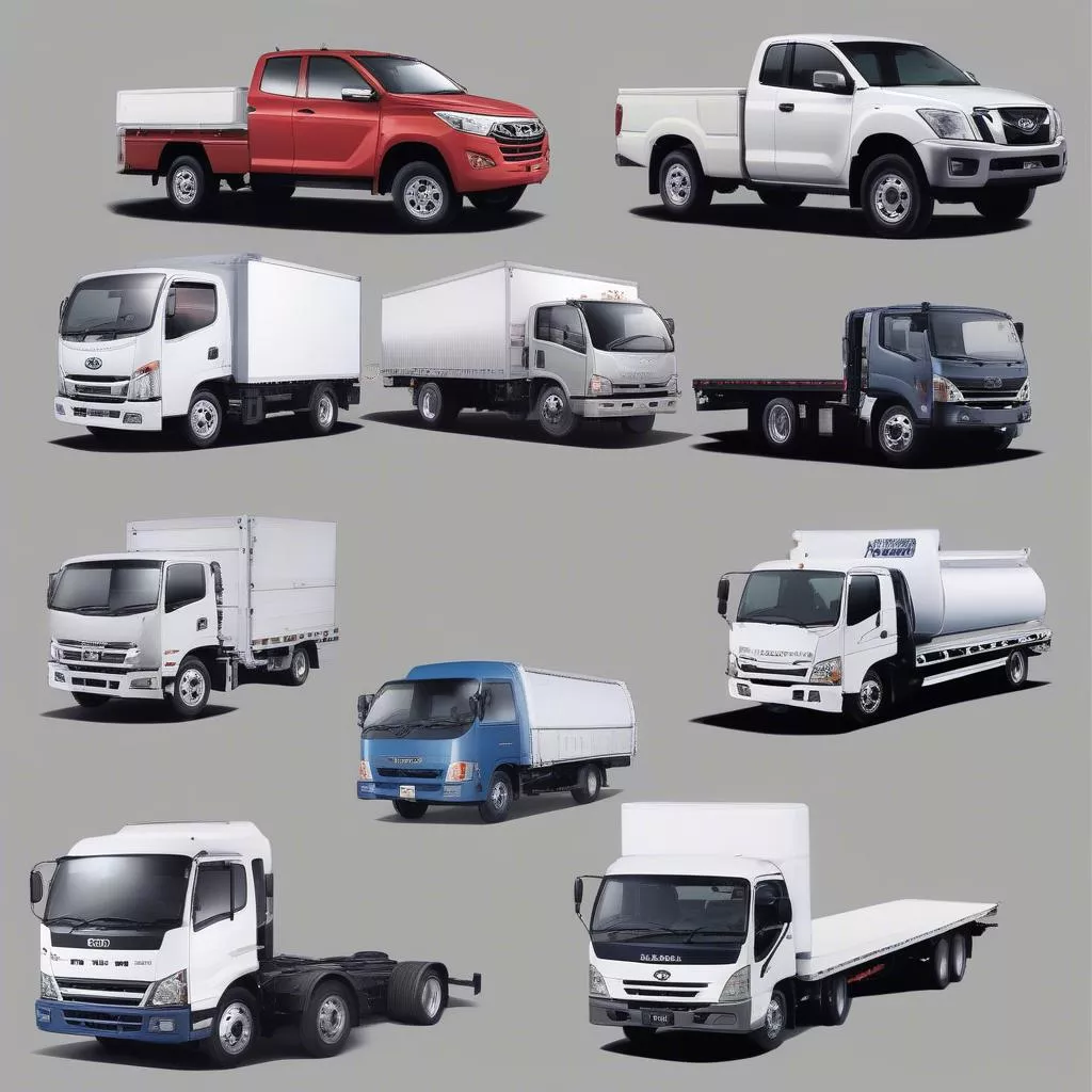 Các loại xe tải phổ biến
