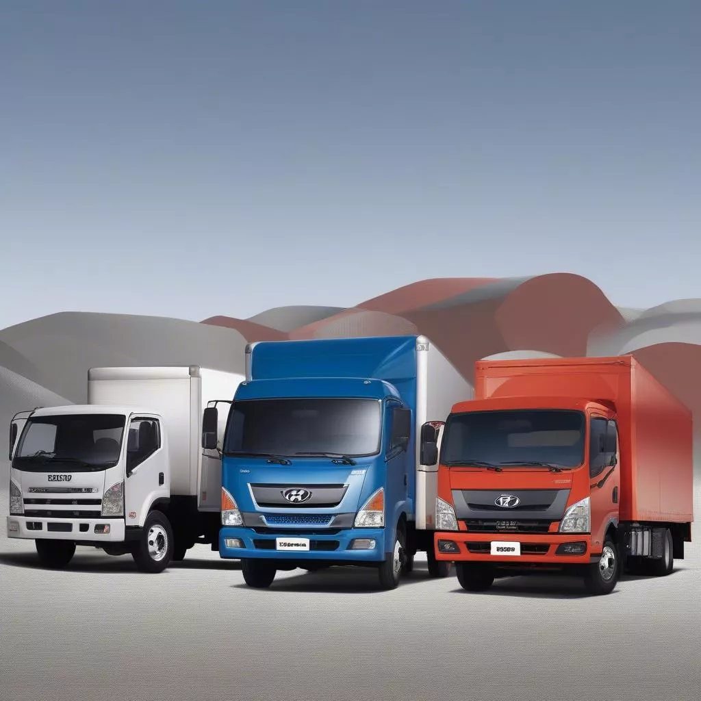 Xe tải Hyundai, Isuzu, Hino - Bảng giá tham khảo tại Xe Tải Hà Nội