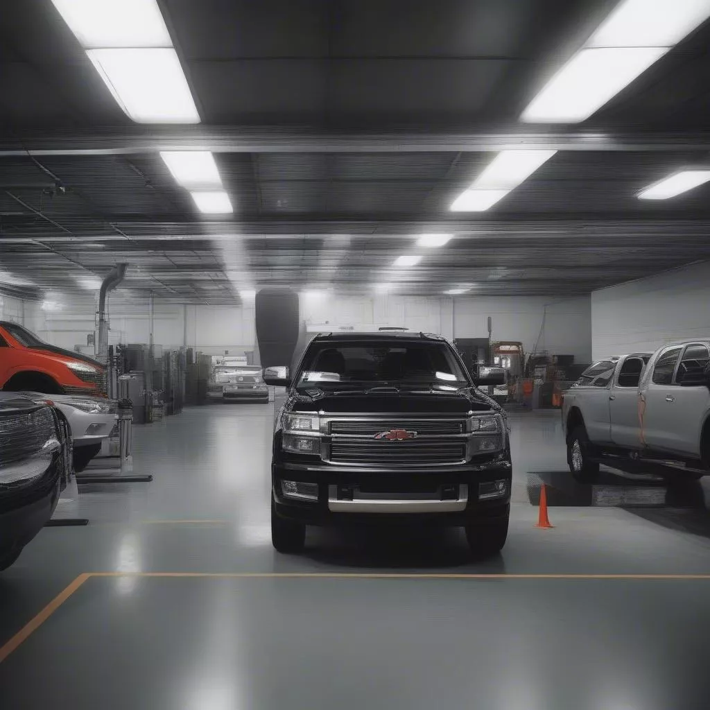 Inspecting a Kia 1.4 ton truck before receiving