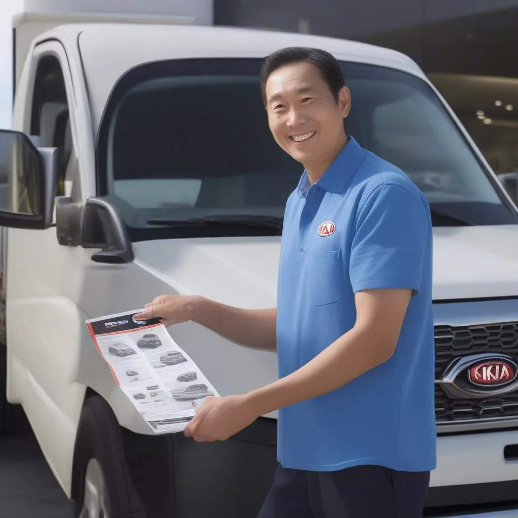 Xe tải Kia K250 mới tại Hà Nội