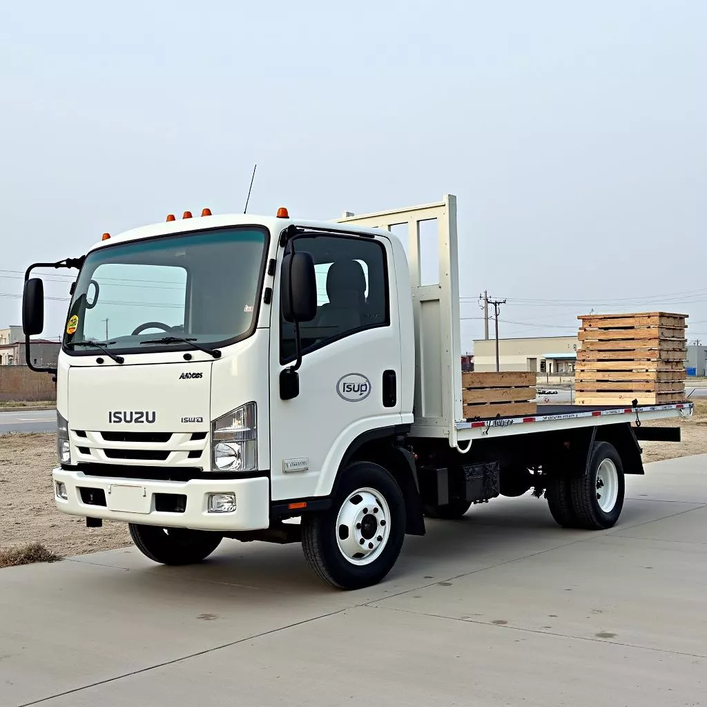 Isuzu NKR 2-ton truck at Loc Thinh Hue