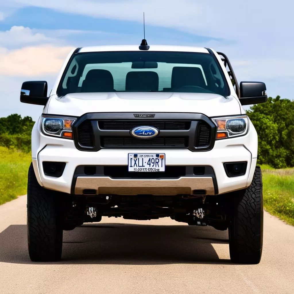 Camião com matrícula invulgar