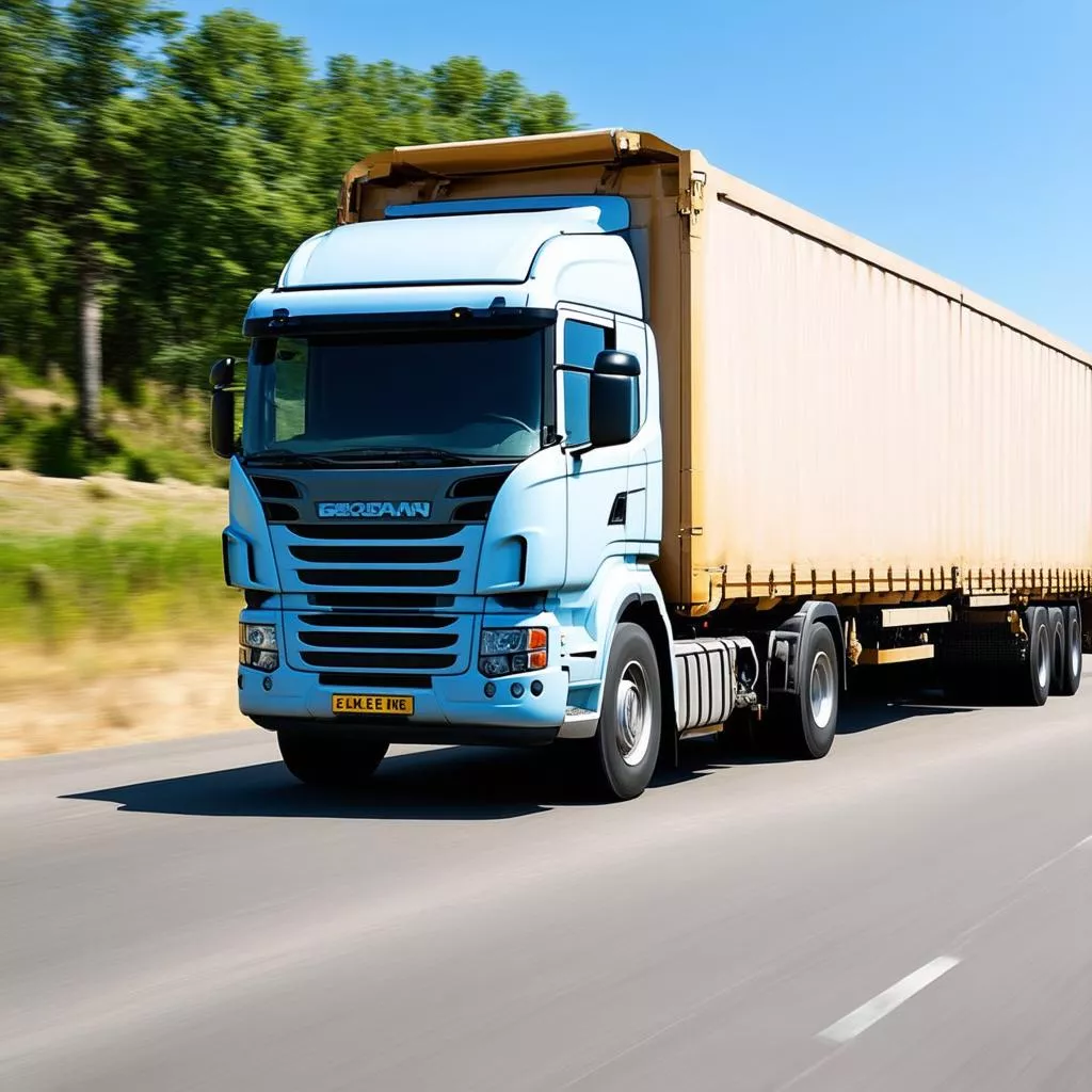 Xe tải nhẹ hiện đại