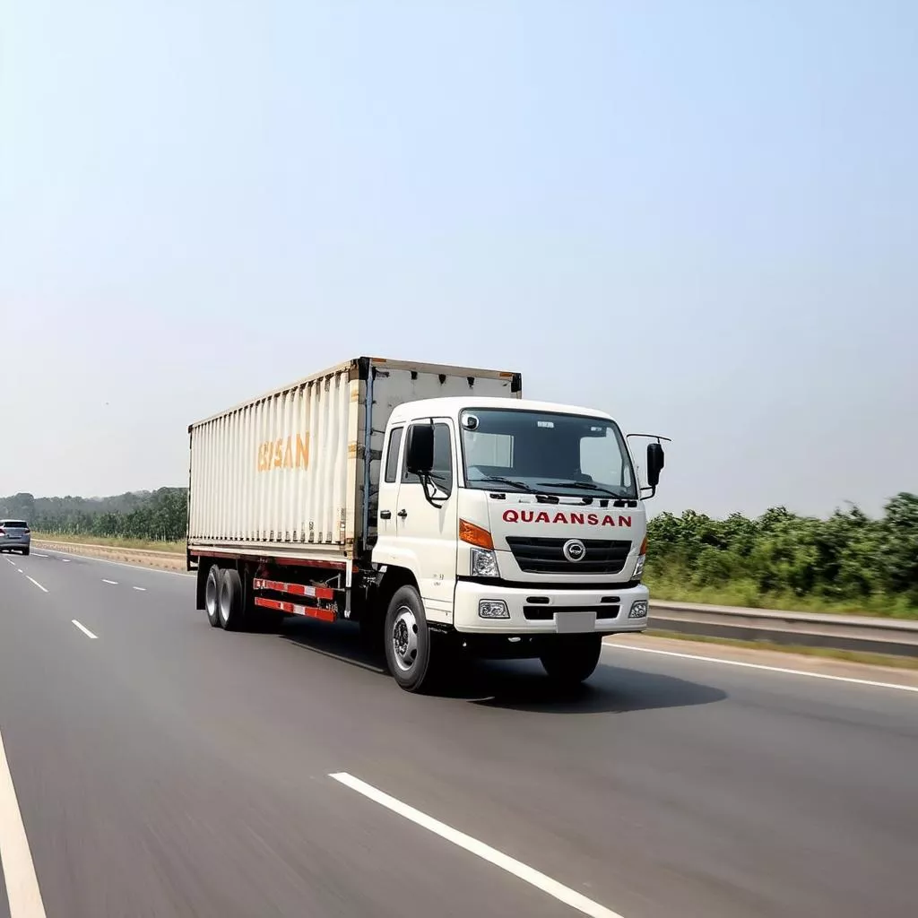 Xe Tải Quansan 9.5 Tấn Vận Chuyển Hàng Hóa