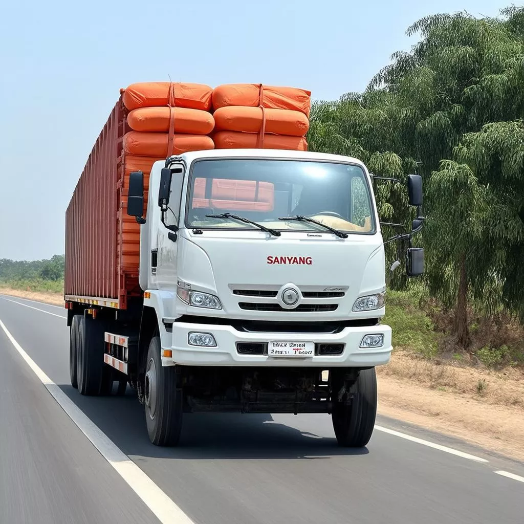 Xe Tải Sanyang 9 Tấn: Khám Phá "Chiến Binh" Đường Trường