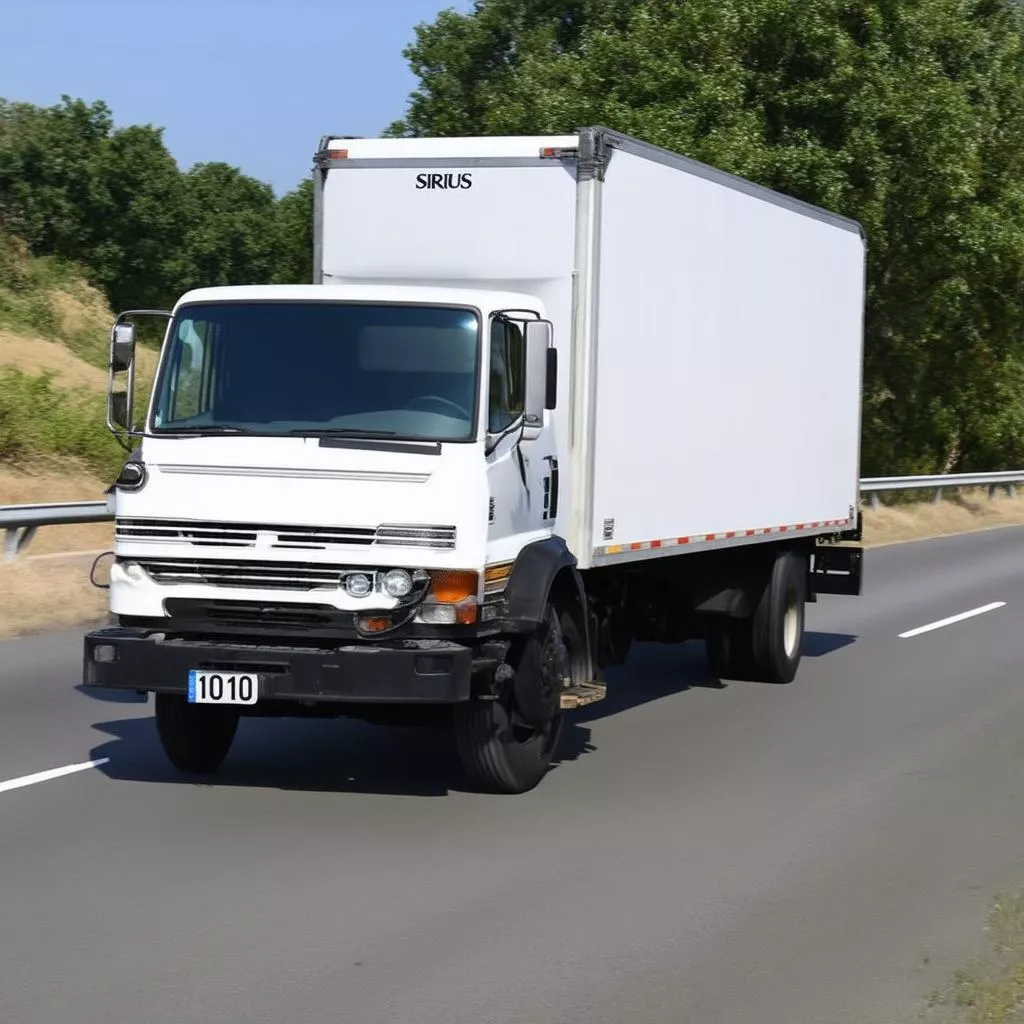 Sirius Truck with License Plate 0100: Decoding the Meaning